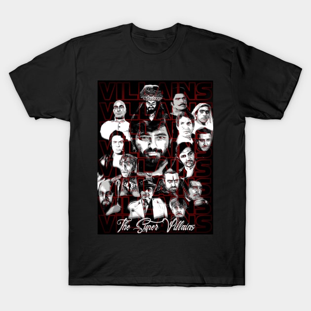 The super villains T-Shirt by SAN ART STUDIO 